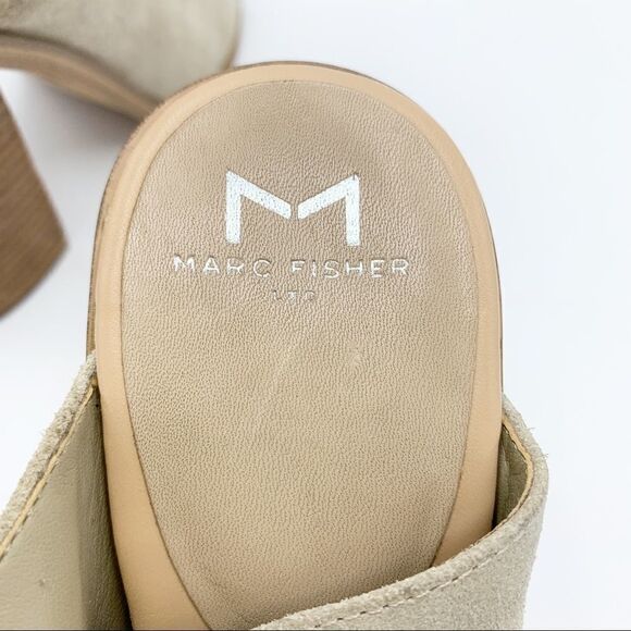 Marc‎ Fisher Vashi Ankle Strap Suede Chunky Heels - Picture 13 of 15